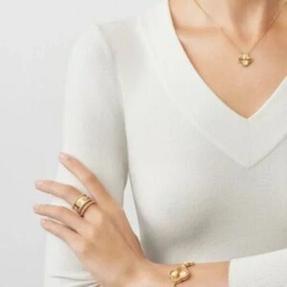 Van Cleef & Arpels Gold Necklace with Organic Texture